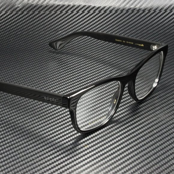 Gucci Blacked-Out 53mm Mens Eyeglasses - Picture 3 of 4